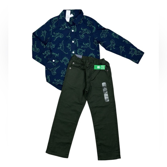 NWT GAP Hunter Green Jeans Size 5 Army Green Jeans 5 - Picture 8 of 10